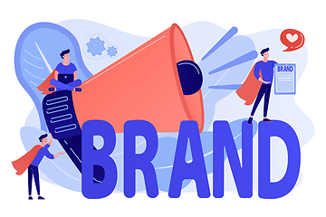 Image showing Personal brand concept vector illustration