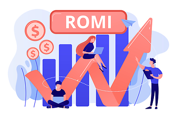 Image showing Marketing investment concept vector illustration.