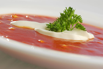 Image showing Tomato soup