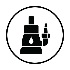 Image showing Submersible water pump icon