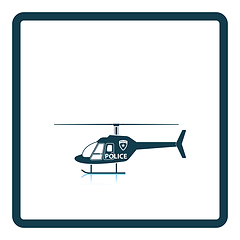 Image showing Police helicopter icon