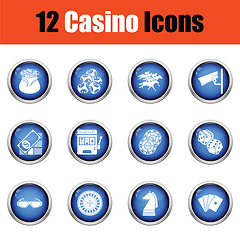 Image showing Casino icon set.