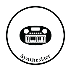 Image showing Synthesizer toy icon