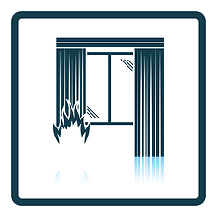 Image showing Home fire icon