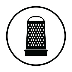 Image showing Kitchen grater icon