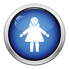 Image showing Doll toy icon