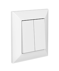 Image showing Double light switch