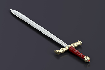 Image showing Medieval sword