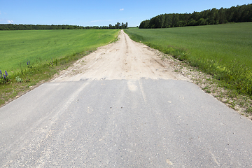 Image showing road in the field