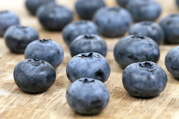 Image showing Blue ripe blueberries