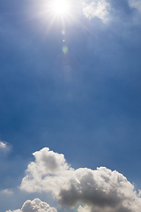 Image showing Blue sky and clouds