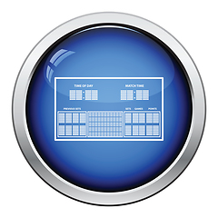 Image showing Tennis scoreboard icon