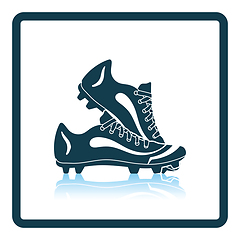 Image showing Baseball boot icon