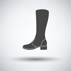 Image showing Autumn woman boot icon