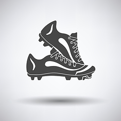 Image showing Baseball boot icon