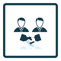 Image showing Hand shake icon