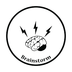 Image showing Icon of Brainstorm