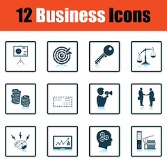 Image showing Business icon set