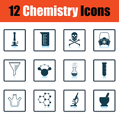 Image showing Chemistry icon set