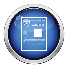 Image showing Wanted poster icon