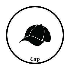 Image showing Baseball cap icon