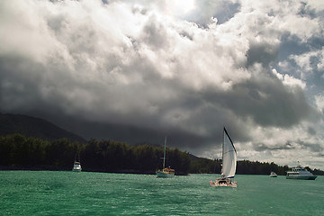 Image showing Approaching of thunder storm