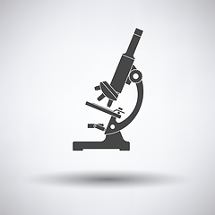 Image showing Icon of chemistry microscope