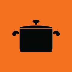 Image showing Kitchen pan icon