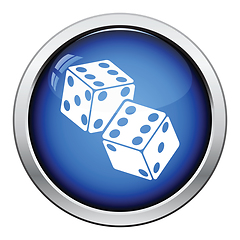 Image showing Craps dice icon