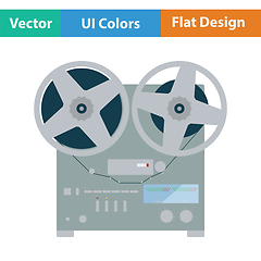 Image showing Reel tape recorder icon