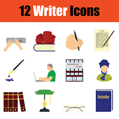 Image showing Writer icon set