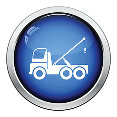 Image showing Car towing truck icon