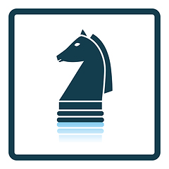 Image showing Chess horse icon