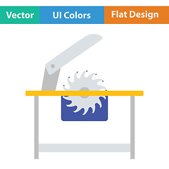 Image showing Circular saw icon