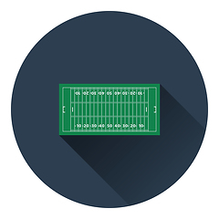 Image showing American football field mark icon