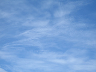 Image showing a blue sky and white clouds