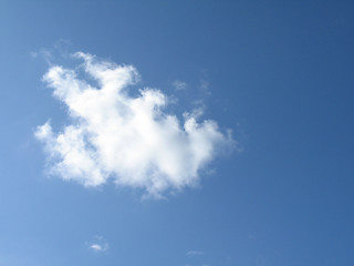 Image showing blue sky and white clouds