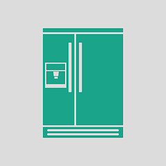 Image showing Wide refrigerator icon