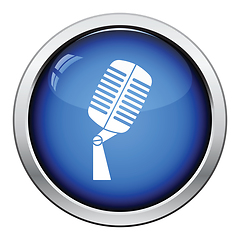 Image showing Old microphone icon