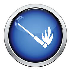Image showing Burning matchstik icon