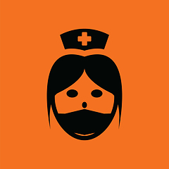 Image showing Nurse head icon