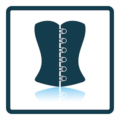 Image showing Sexy corset icon