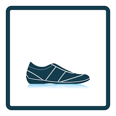 Image showing Man casual shoe icon