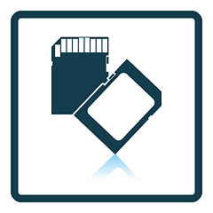 Image showing Memory card icon