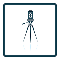 Image showing Laser level tool icon