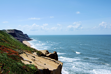 Image showing Praia Formoza, Silveira, Portugal