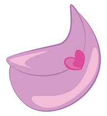 Image showing A pink-colored love letter vector or color illustration