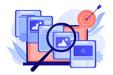 Image showing Copy optimization concept vector illustration