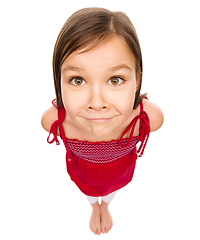 Image showing Portrait of a happy little girl