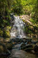 Image showing Beautiful waterfall in Cabreia Portugal